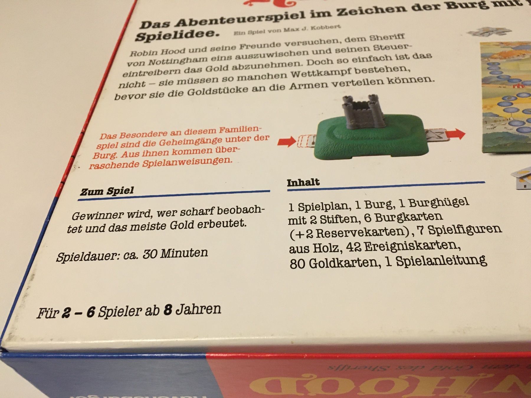 Ravensburger Giochi: ROBIN HOOD - Spiel von Ravensburger - 1990 – Usato da Andwil SG venduto da Rainboli 5