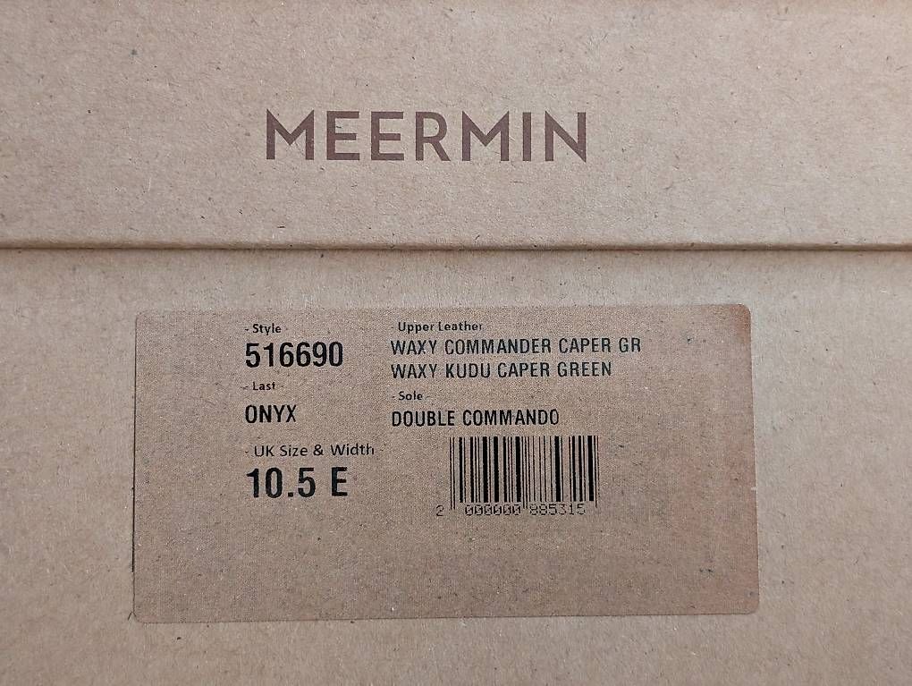 Scarpe da uomo: Meermin Caper Green Waxy Kudu Boots – Nuovo e nell'imballaggio originale da Chur venduto da himmel-blau 1