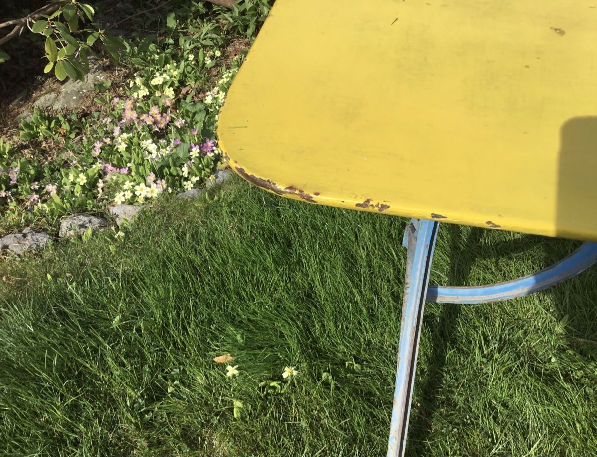 Tavoli: Jugendstil Gartentisch rechteckig 100-jährig – Usato da Rüschlikon venduto da succes08 5