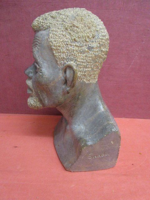 Sculture & Statue: afrikanische Skulptur - Marmor H = 31cm – Usato da Luzern venduto da Horoskop1