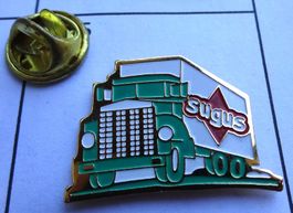 Pin Lastwagen LKW SUGUS grün