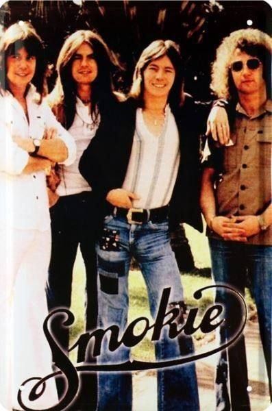 Insegne: Blechschild - SMOKIE-GRUPPENBILD – Nuovo e nell'imballaggio originale da Rupperswil venduto da big-one-sale