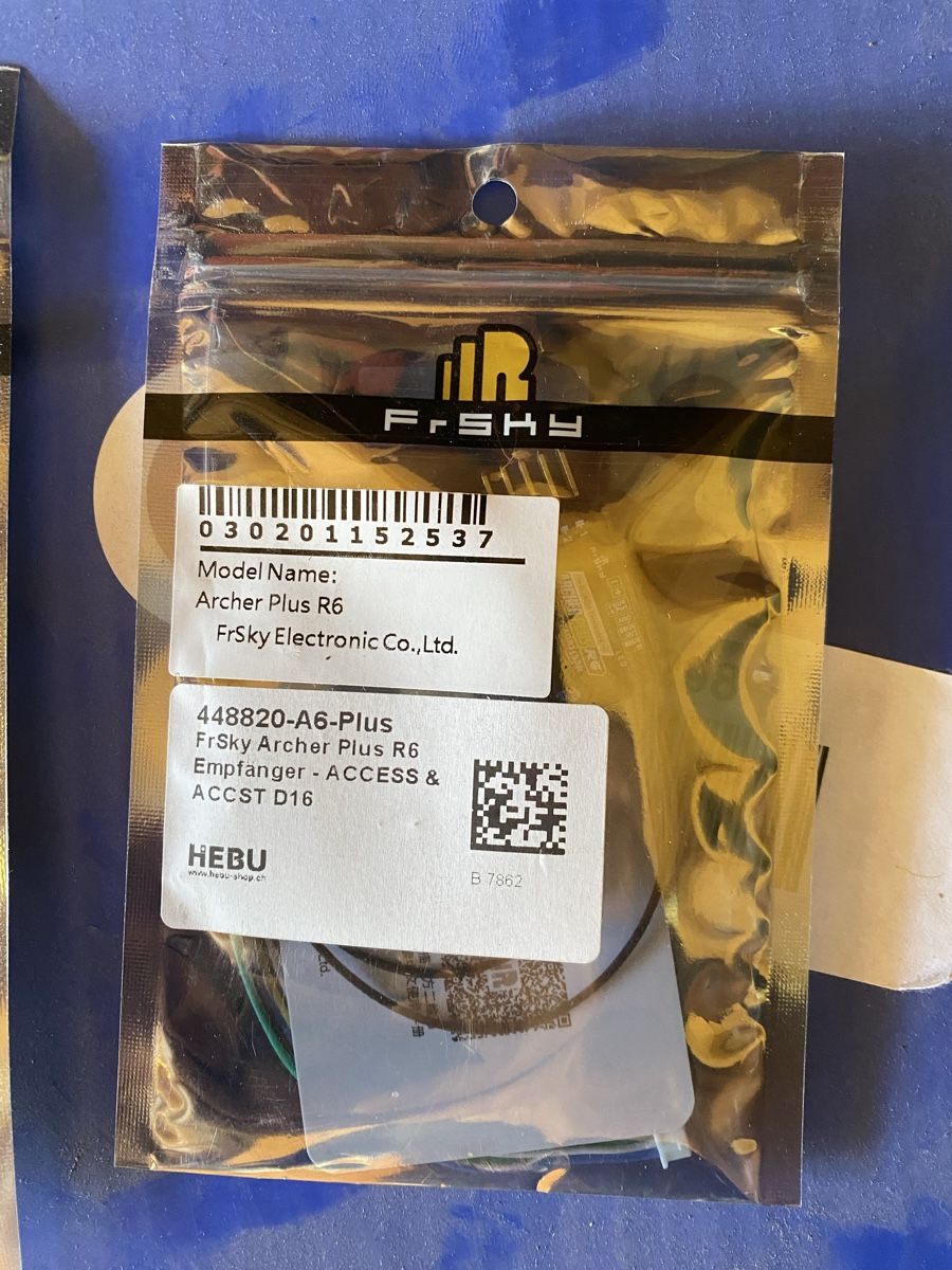 FrSky RC Modellbau: Empfänger Frsky archery Plus gr6 – Neu und originalverpackt aus Saanen von Chrigels89
