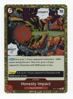 Honesty Impact OP11-018 R A Fist of Divine Speed One Piece