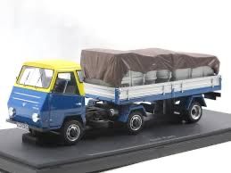 DAF PONY 1968 BLAU/GELB 1:43 AUTOCULT