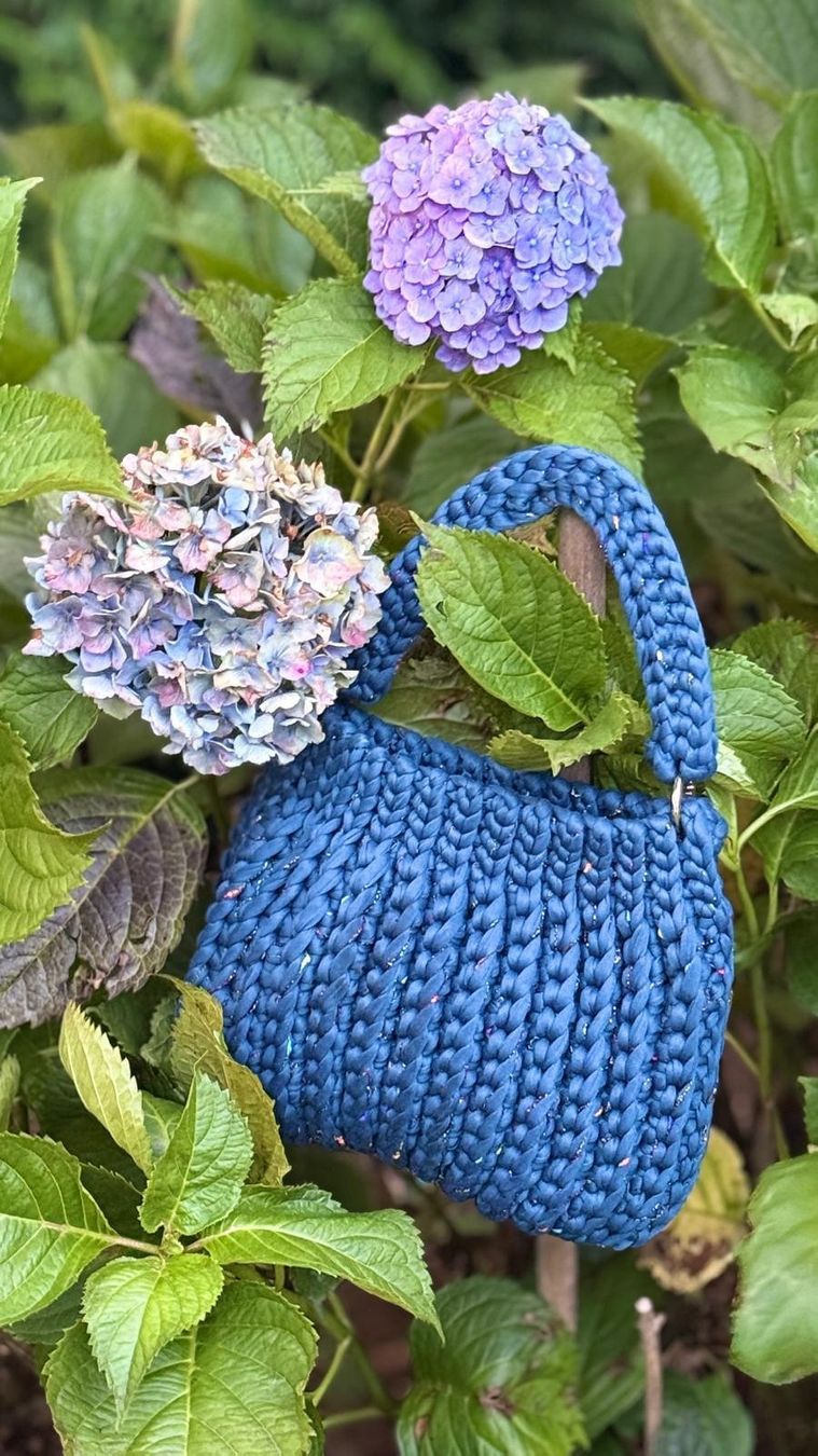 Borse da donna: Borsa estiva blu fatta a mano – Nuovo (secondo la descrizione) da Davesco-Soragno venduto da fla_d77h 2