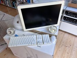 Apple iMac G4, 20 Zoll, Tastatur/Maus/Speaker, Bastelobjekt