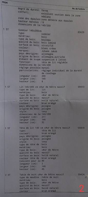 Letti: Lit 140/200cm – Usato da Lausanne venduto da flo_v9jc 3