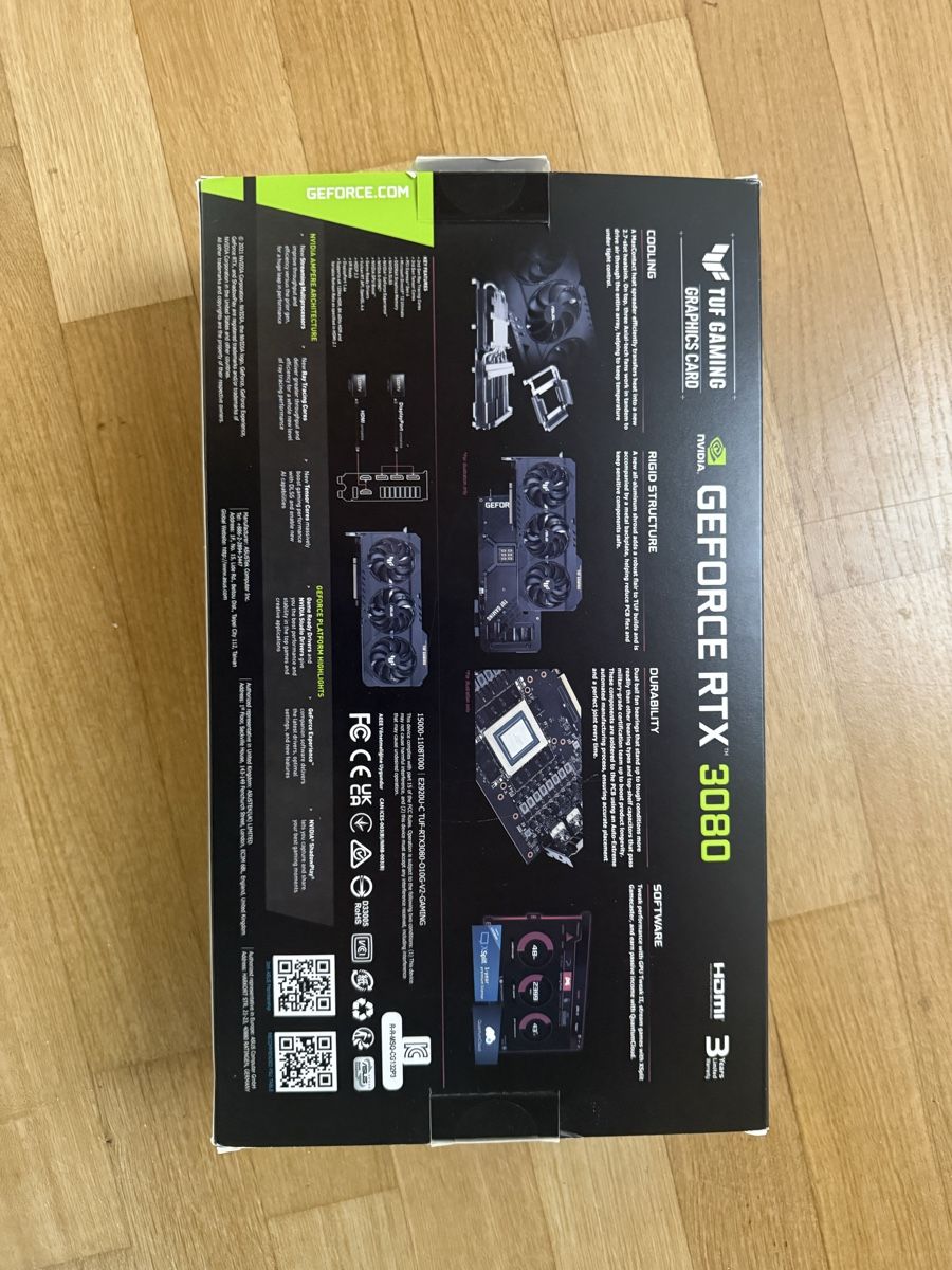 Asus Schede grafiche: RTX GEFORCE 3080 ASUS V2 OC EDITON – Usato da Romanshorn venduto da bru_q8mt 3