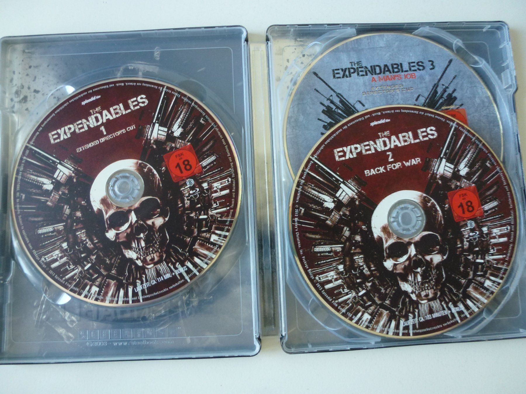 Tutti i DVDs: The Expendables - Trilogy (Steelbook 3 Blu-Rays) – Usato da Bern venduto da Frebo 1