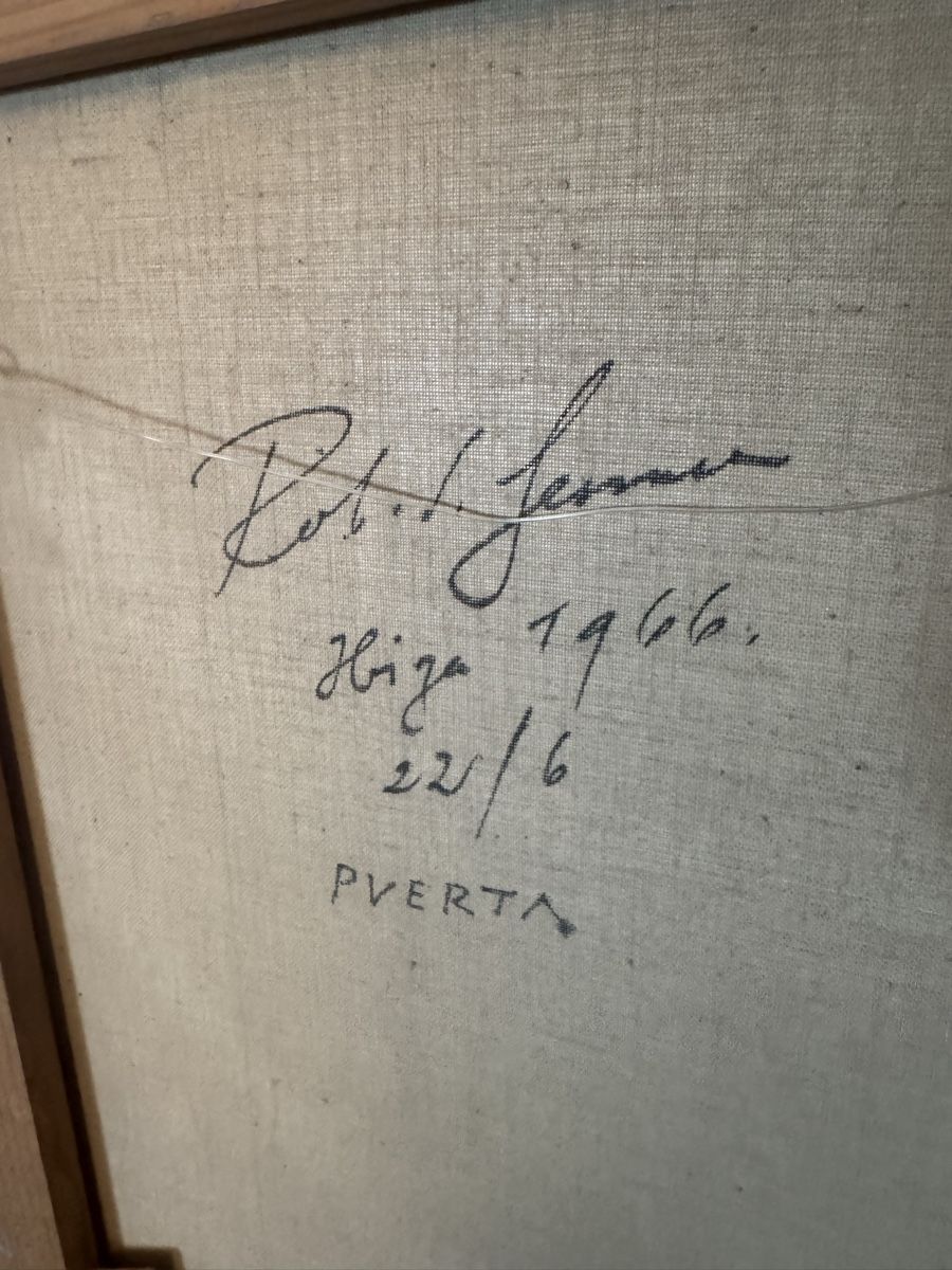 Dipinti: Robert Gessner – „PVERTA“ – Originalgemälde 1966 – – Usato da Buchs AG venduto da ChrizZa 5