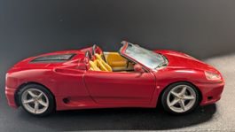 Modellauto Ferrari 360 Spider rot Zustand gut
