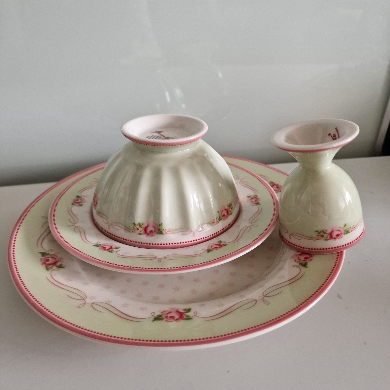 Greengate Set di piatti: 4-teiliges Frühstücksset Green Gate, AMELIE ROSE – Usato da Birr venduto da sen_sy55 3