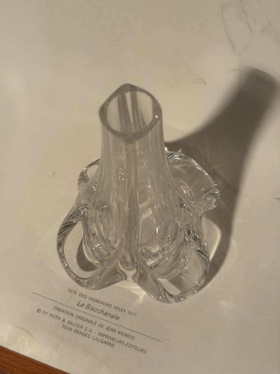 Vasi & Recipienti: Elegant Crystal art glass Vase – Usato da Lausanne venduto da vas_mbk2 3