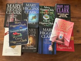 Lot de 10 romans de Mary Higgins Clark. Thriller