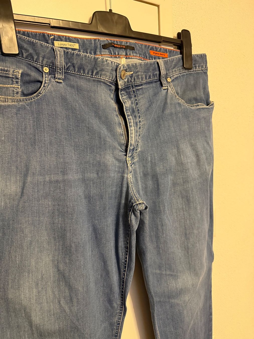 Jeans: Alberto Jeans - Regular Slim Fit - W38 L34 hellblau ! – Usato da Chur venduto da Hermes421 2