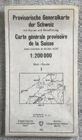 PROVISORISCHE GENERALKARTE 1:200000 BLAT I 1956