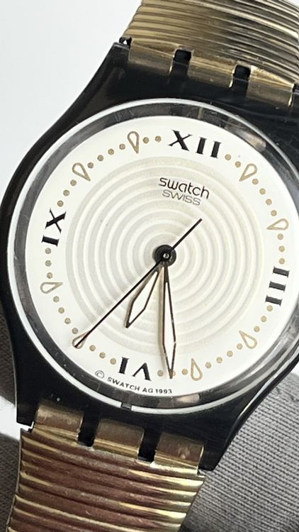 Swatch Montres: Vintage Swatch Uhr, Rarität, Goldfarben, Sammlerstück! – D'occasion à Grenchen par chththl 4