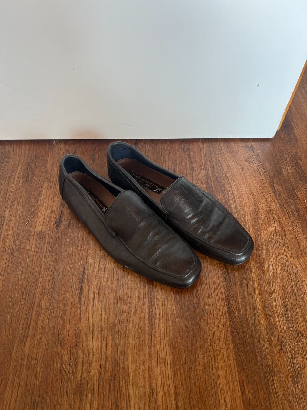 Scarpe da uomo: schwarze Leder Mokassins Gr. 42 – Usato da Koppigen venduto da sar_y8bn 1