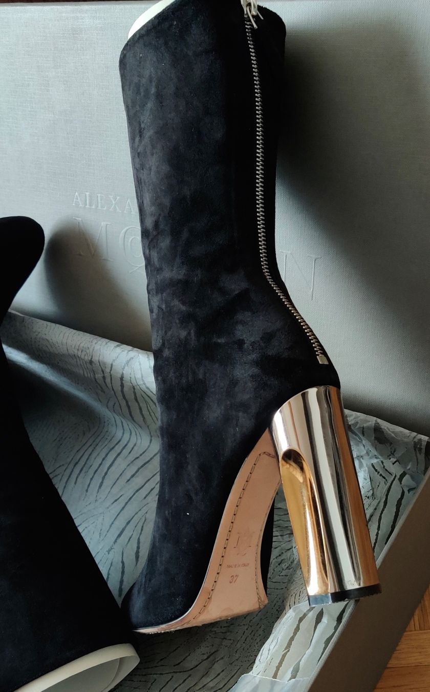 Alexander Mcqueen Damenschuhe: ALEXANDER MCQUEEN ELEGANT BOOTS \ 38 – Gebraucht aus Zollikon von ces-chic 4