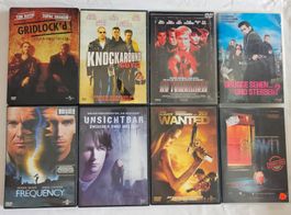 8 verschiedene Action-Filme