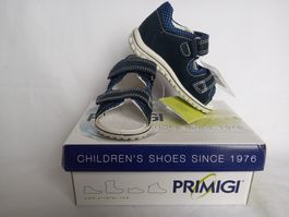 Primigi Riemchensandale gr.21 Blau Leder Klett Neu
