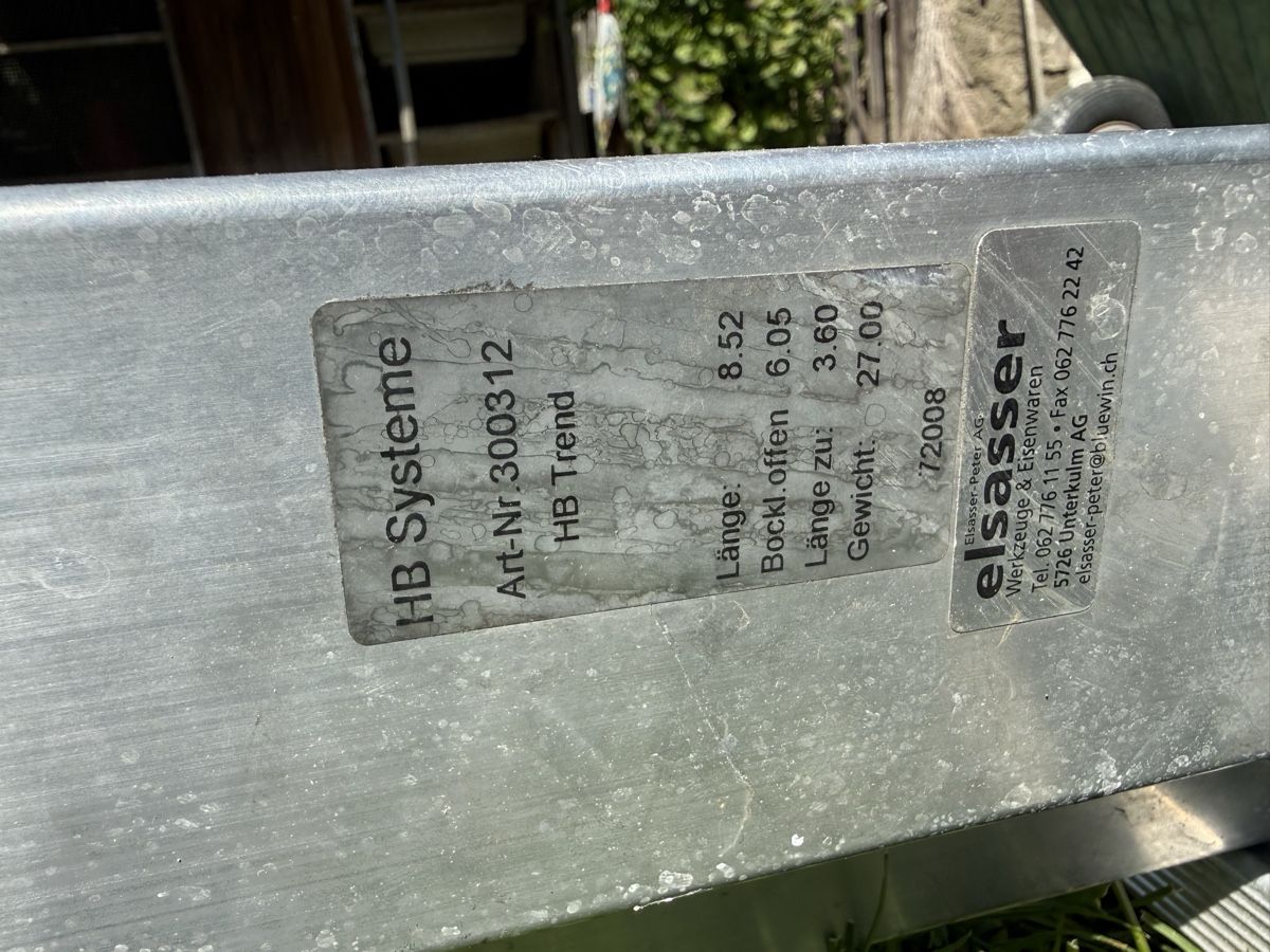 Scale: Alu Leiter Bockleiter 8.52 HB Systems – Usato da Boswil venduto da ABLagerBoswil 3