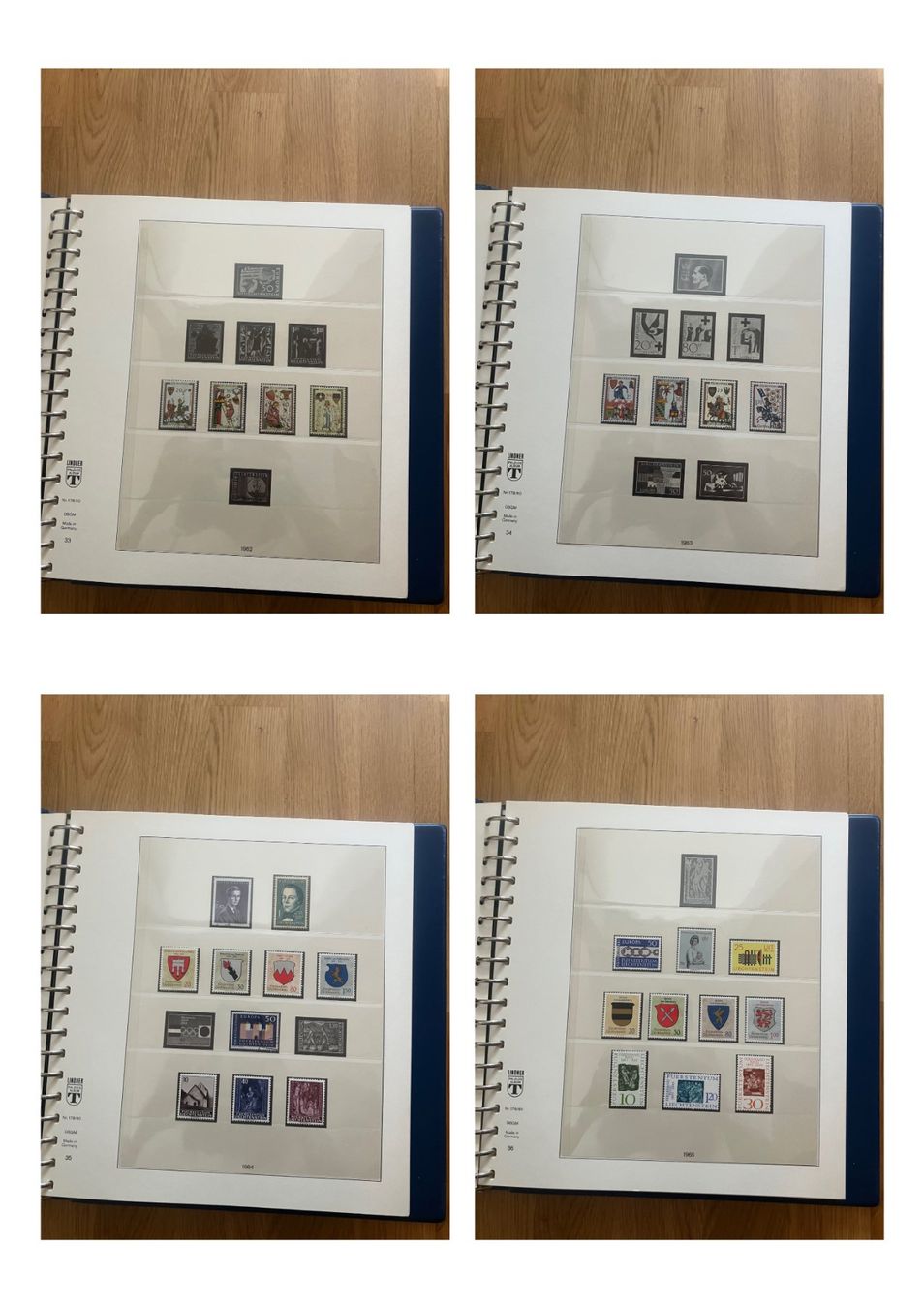Tutti i francobolli: Liechtenstein Briefmarkensammlung – Usato da Männedorf venduto da AlvarA 2