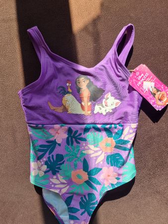Badeanzug Disney Vaiana lila mit Etikett neu 116