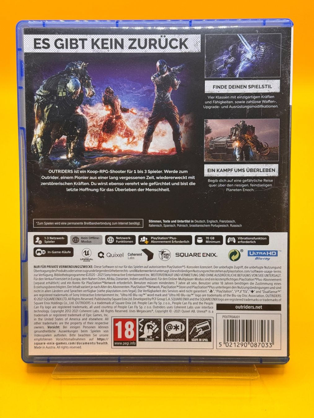 Sony Spiele: Outriders PS5 – Gebraucht aus Oberwil b. Zug von silver2024 1