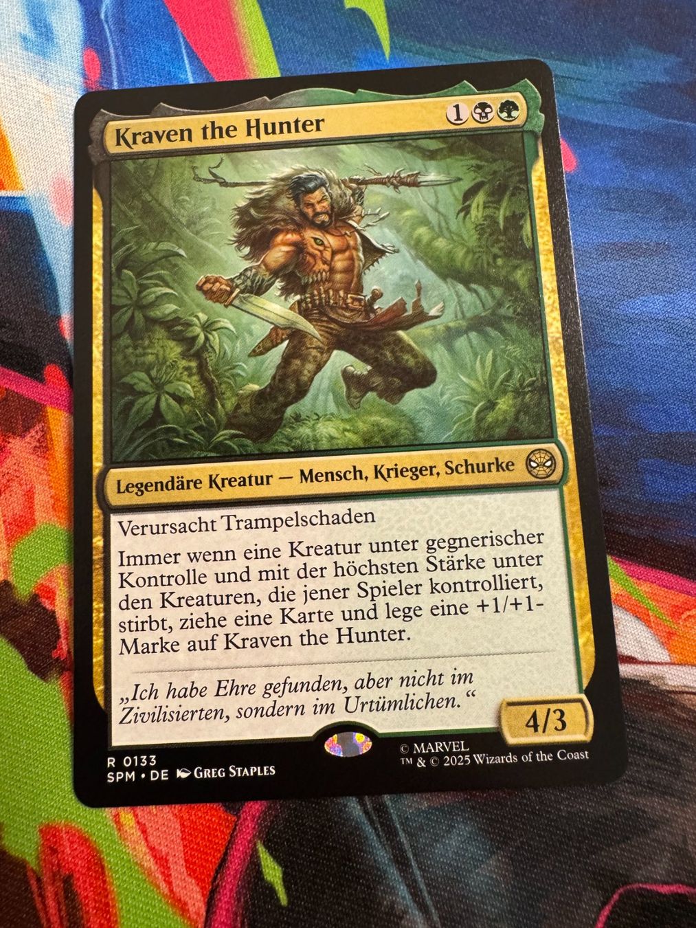 Magic The Gathering Carte collezionabili: Kraven the Hunter - Marvel's Spider-Man - Magic – Nuovo (secondo la descrizione) da Bülach venduto da Pfrenzel