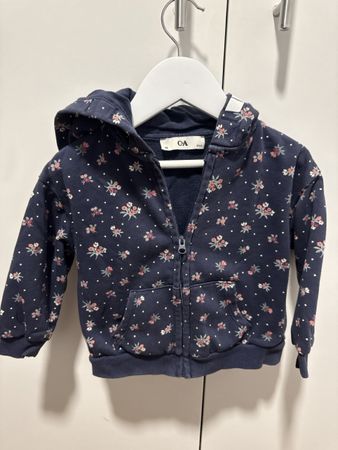 C&A Mädchen-Hoodie mit Blumenmuster, Größe 3Y/98 cm