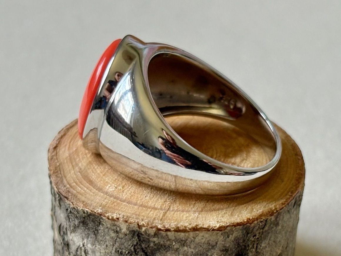 Anelli: Ring mit Schmuckstein, orange, Gr. 57, S925 – Nuovo (secondo la descrizione) da Brugg AG venduto da lau_9rvy 3