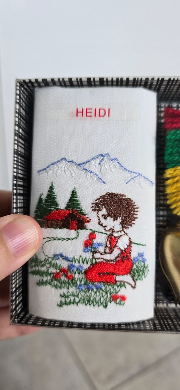 Toutes les décorations: Vintage Schweizer Souvenir-Set Heidi – D'occasion à Heerbrugg par Lulu022020 1