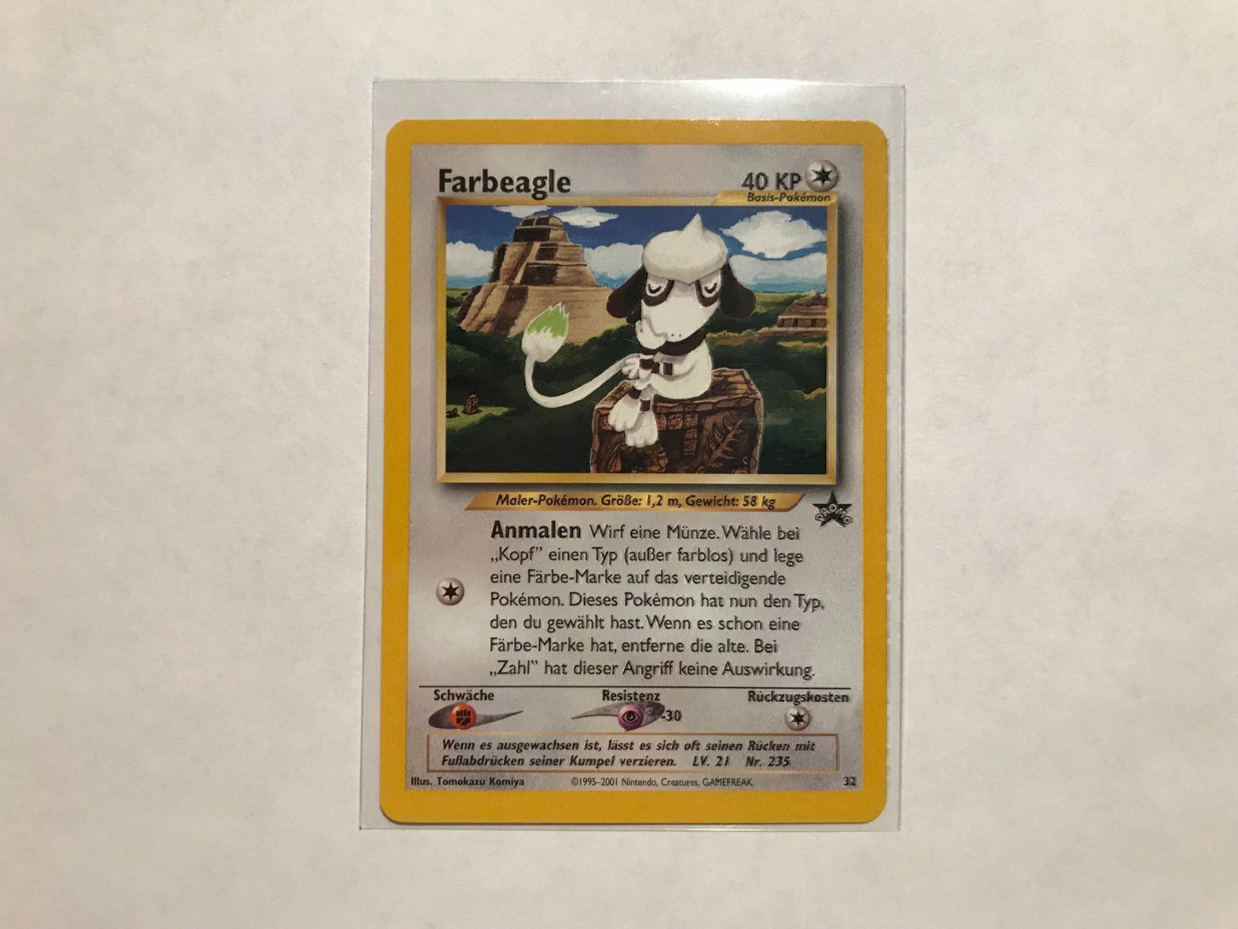 Pokémon Carte collezionabili: Farbeagle Blackstar Promo DE – Usato da Hagendorn venduto da Pokecollectorch