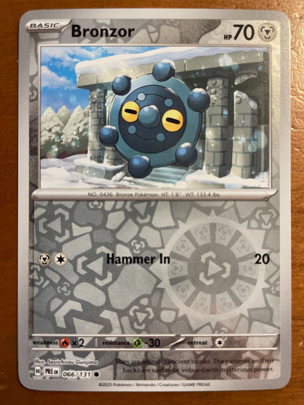 Pokémon Carte collezionabili: Pokemon Bronzor Reverse (Versand gratis) – Nuovo (secondo la descrizione) da Chur venduto da Angerson