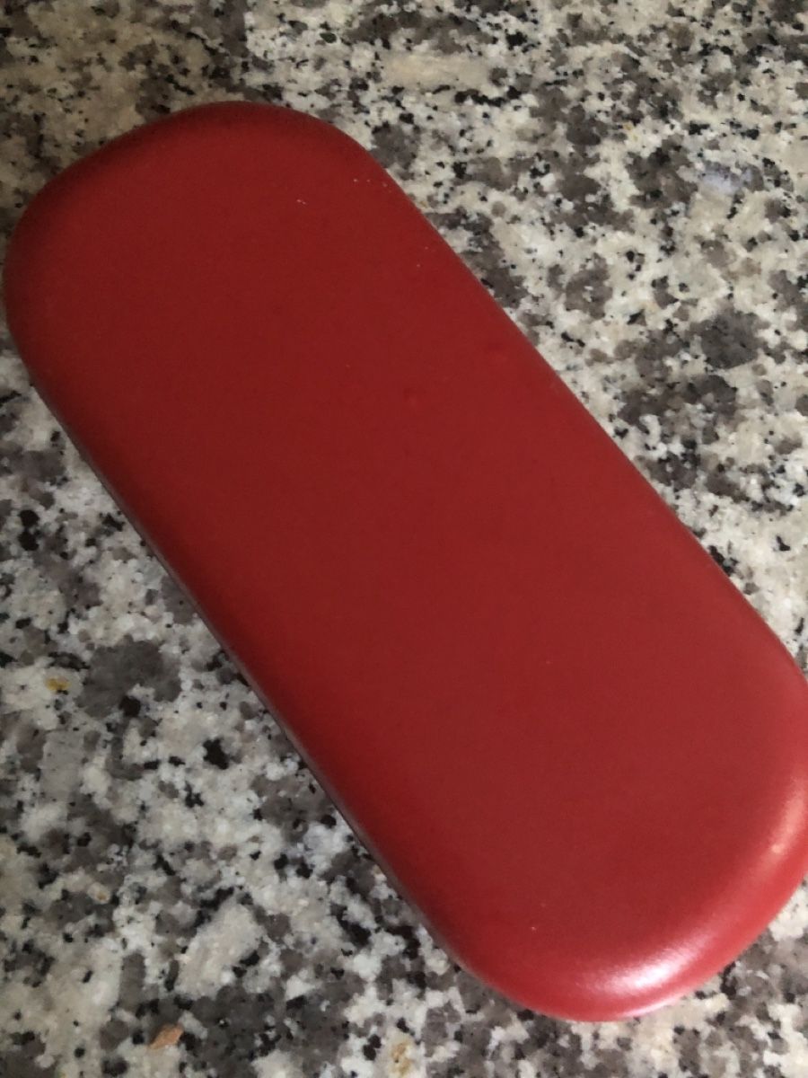 Binocoli: Eyeglass Case Fielmann Red Hard Shell Spectacle Case – Nuovo (secondo la descrizione) da Baltschieder venduto da Miumiu21 1