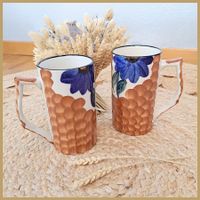 ☕Grande Tasse Vintage - faïence - lot de 2 / Tassen
