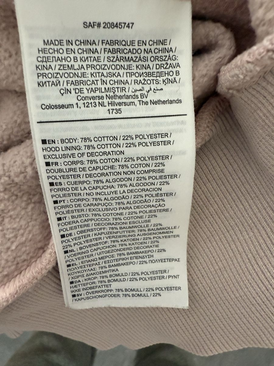 Converse Maglioni & Felpe: Converse Hoodie Gr. S, Rosa – Usato da Einsiedeln venduto da important__ 2