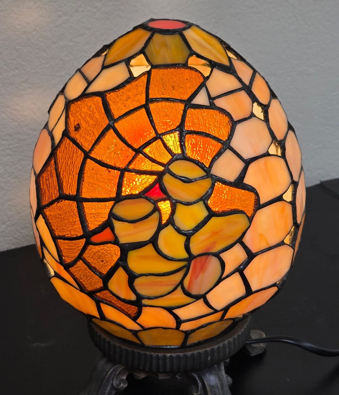 Lampen: Tischlampe Tiffany Stil Ei-Form – Gebraucht aus Rheinsulz von Dred 6