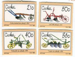 Briefmarken "Landwirtschaftliche Geräte". Ciskei.