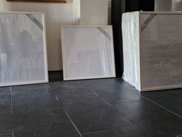 Diverse Glaswechselrahmen, Holz weiss.https://www.boesner.ch