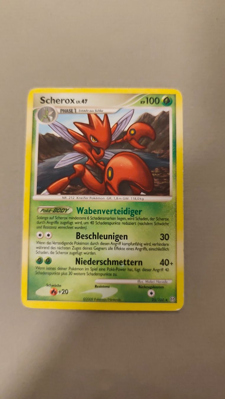 Pokémon Carte collezionabili: Scherox LV.47 / Scizor - Sturmtief – Usato da Kehrsatz venduto da Riyouu