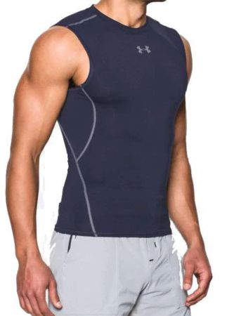 Under Armour HG Sleeveless Compression Trainigsshirt Large