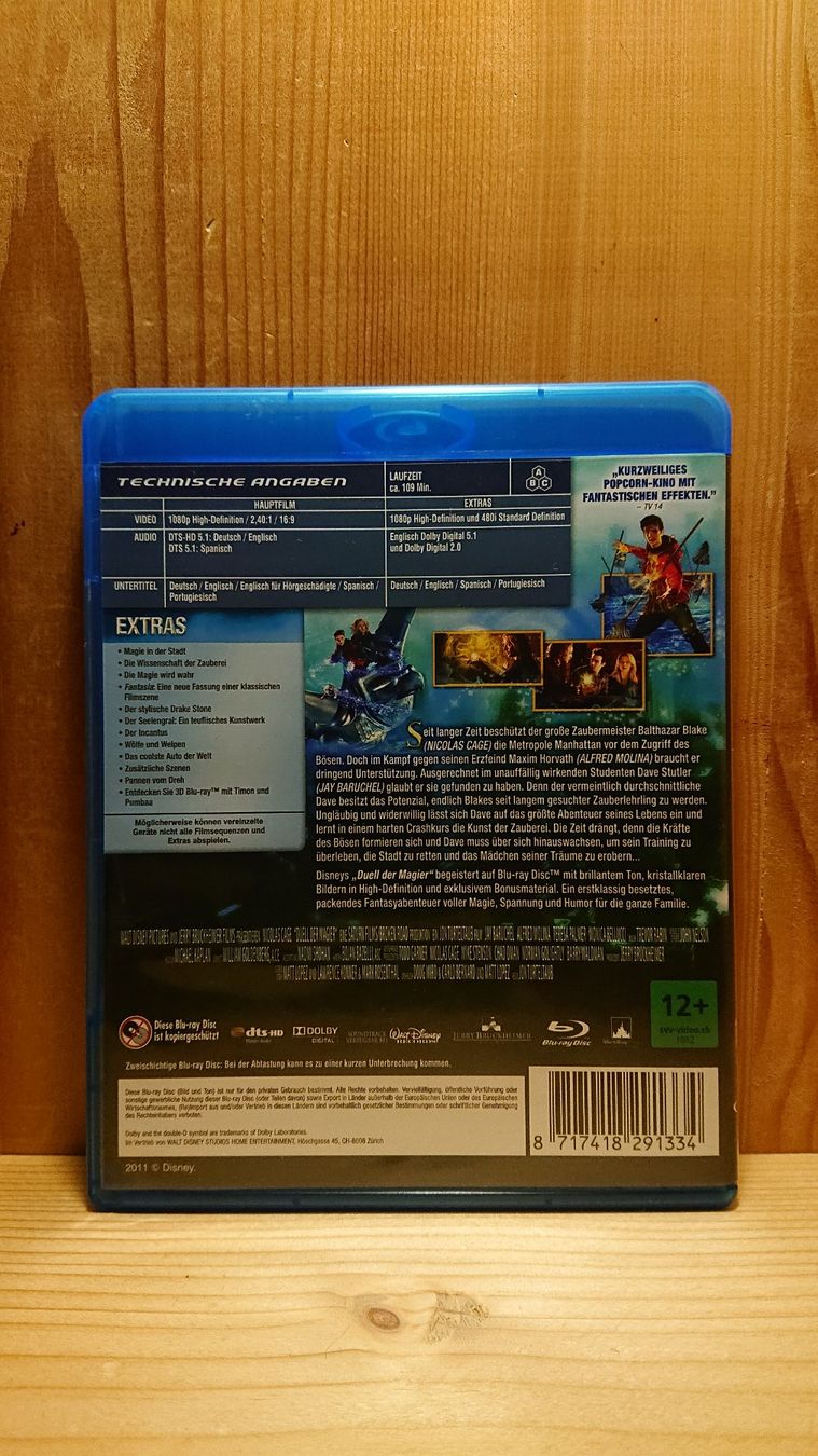 Tutti i DVDs: DUELL DER MAGIER Blu-Ray mit Nicolas Cage – Usato da Wilderswil venduto da Exebub 1