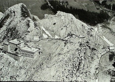 Ansichtskarten: Flugaufnahme SÄNTIS-GIPFEL – Gebraucht aus Jona von philajona