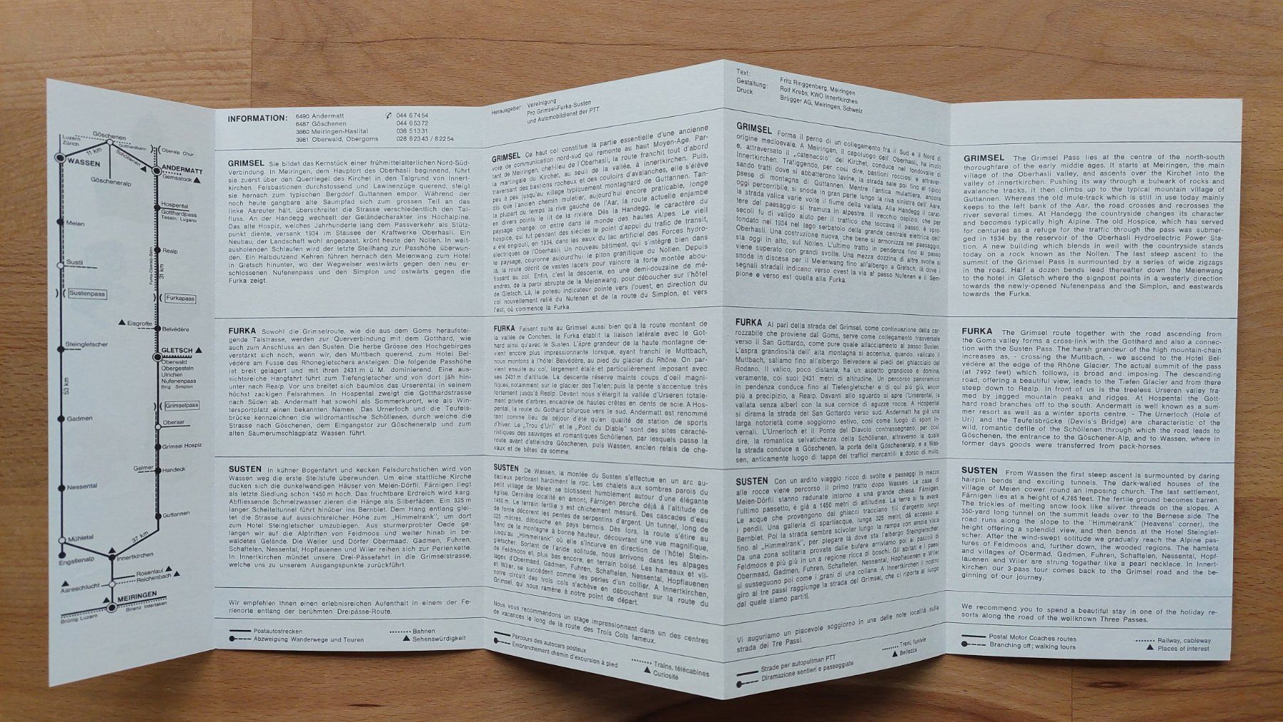 Documenti: 3 alte Prospekte Schweizer Reisepost – Usato da Obfelden venduto da Foto_Bild_Kunst_Buch 3