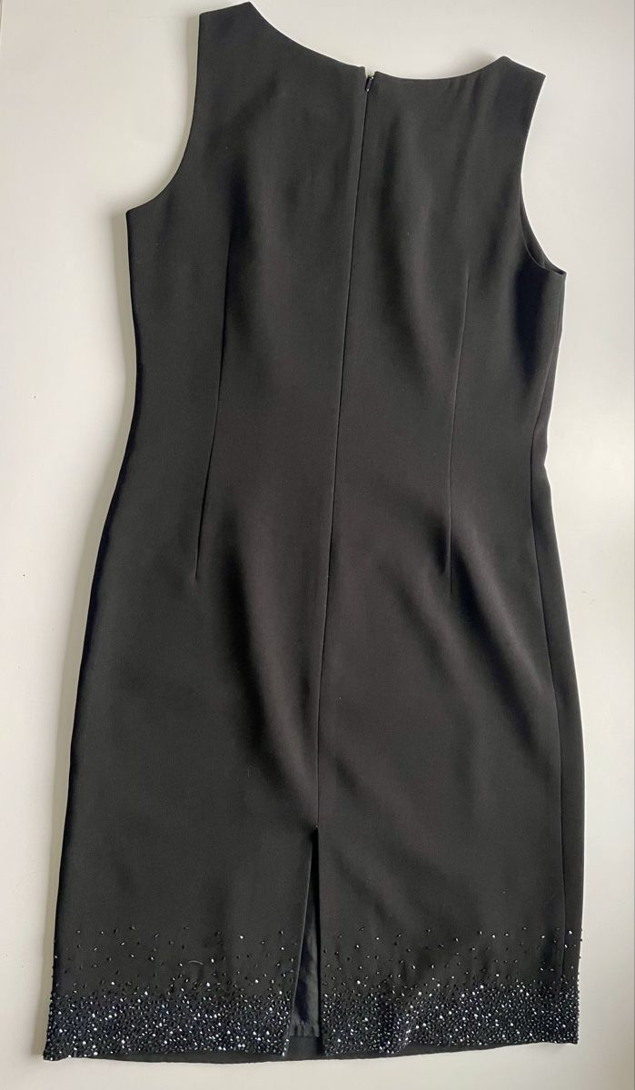 Vestiti: schwarzes Etuikleid mit  Glitzerbord Gr. 38 – Usato da Gockhausen venduto da AnneT07 2
