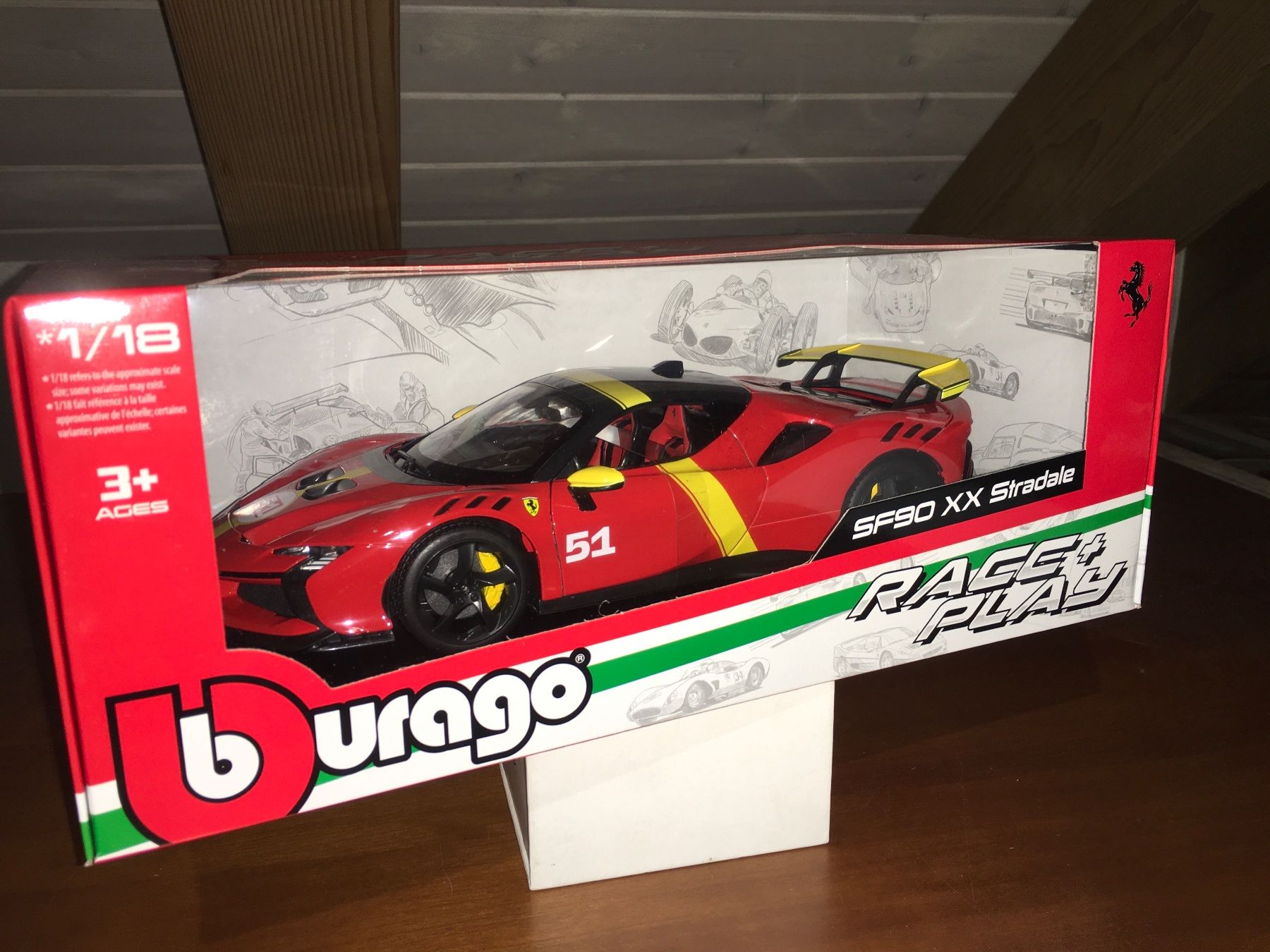 Ferrari Modellini d'auto: Ferrari SF90 XX Stradale 1/18 – Nuovo e nell'imballaggio originale da Wohlen AG venduto da PrivatSammlung