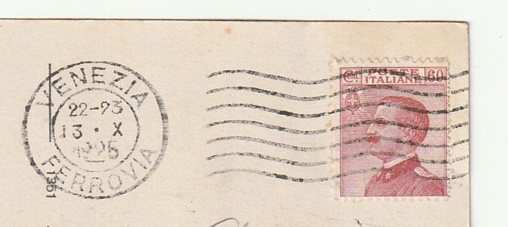 Cartoline postali: Ansichtskarte Venedig Il Molo 13.10.1925 – Usato da St. Gallen venduto da Ricardo_Deals 2
